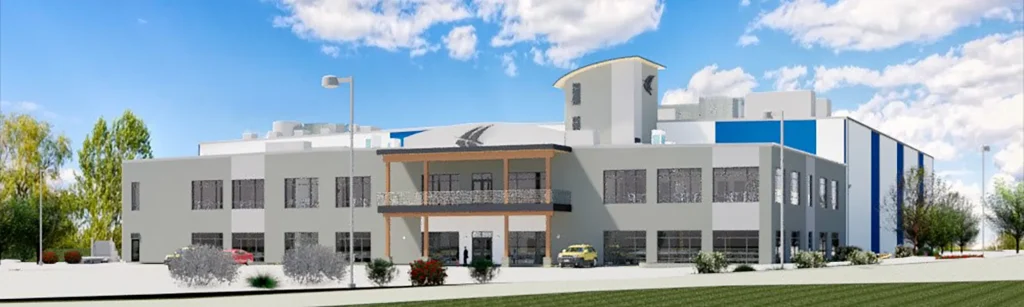 A architectural rendering of Janicki's upcoming building, Building 12