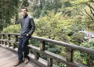Will standing on a bridge before his passing in 2022