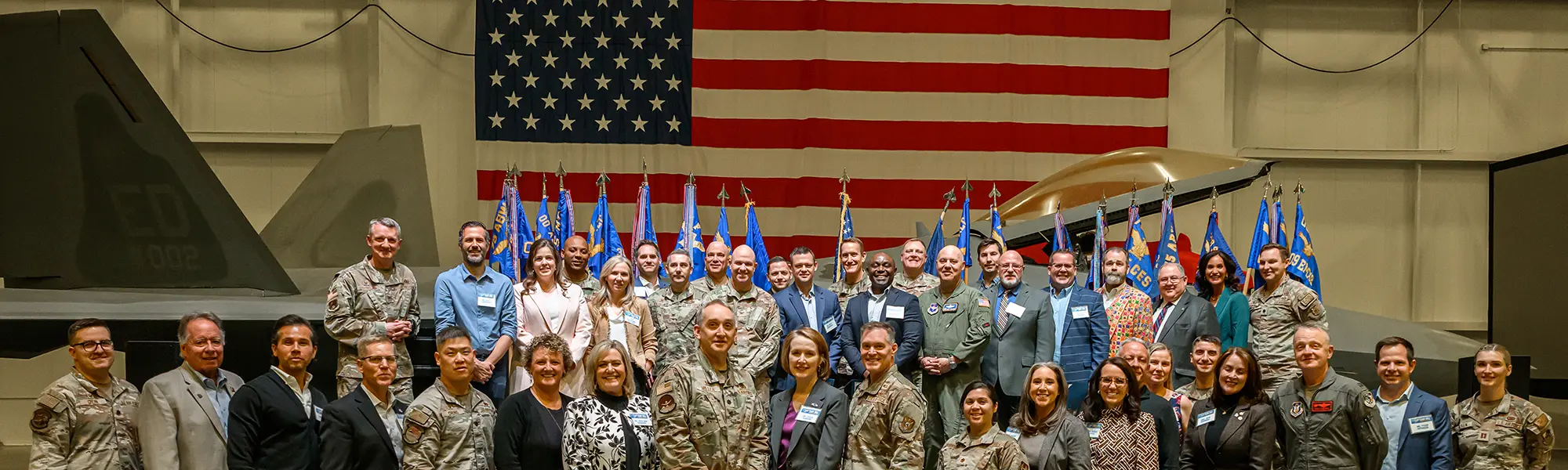 January 2026 Group Photo of Hill Air Force Base Honorary Commanders and Air Force leaders