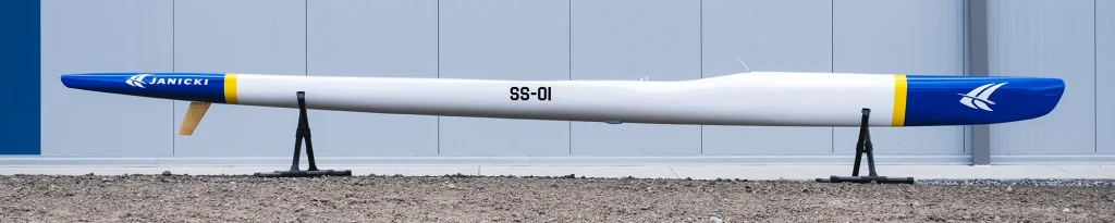Surfski made by Janicki for Ski to Sea