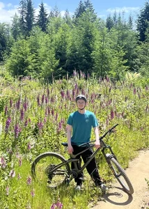 Cameron mountain biking