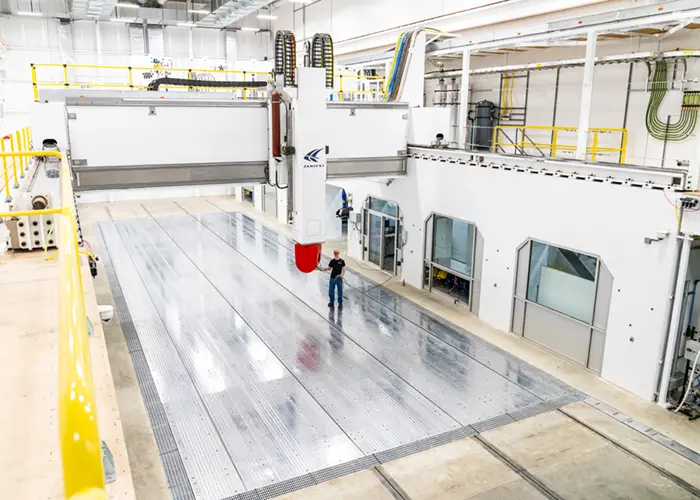 Wideshot of Janicki 5-Axis Mill