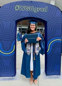 Sheena program administrator graduates from western governors university.